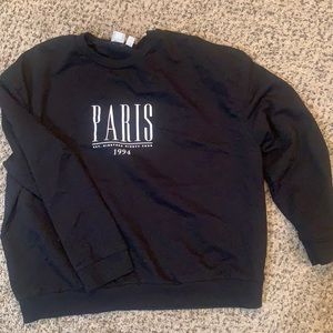 black sweatshirt , size 18